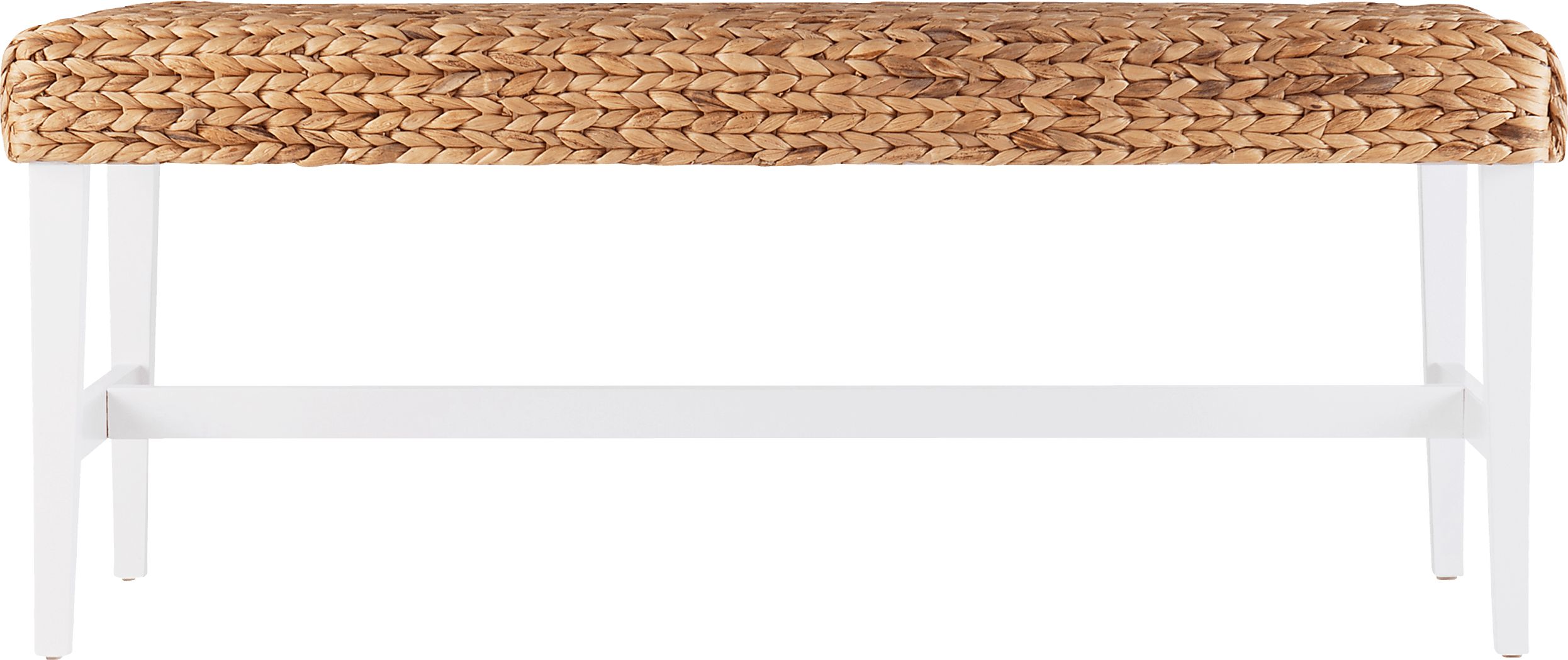 Bursard White Accent Bench - Thumbnail 2