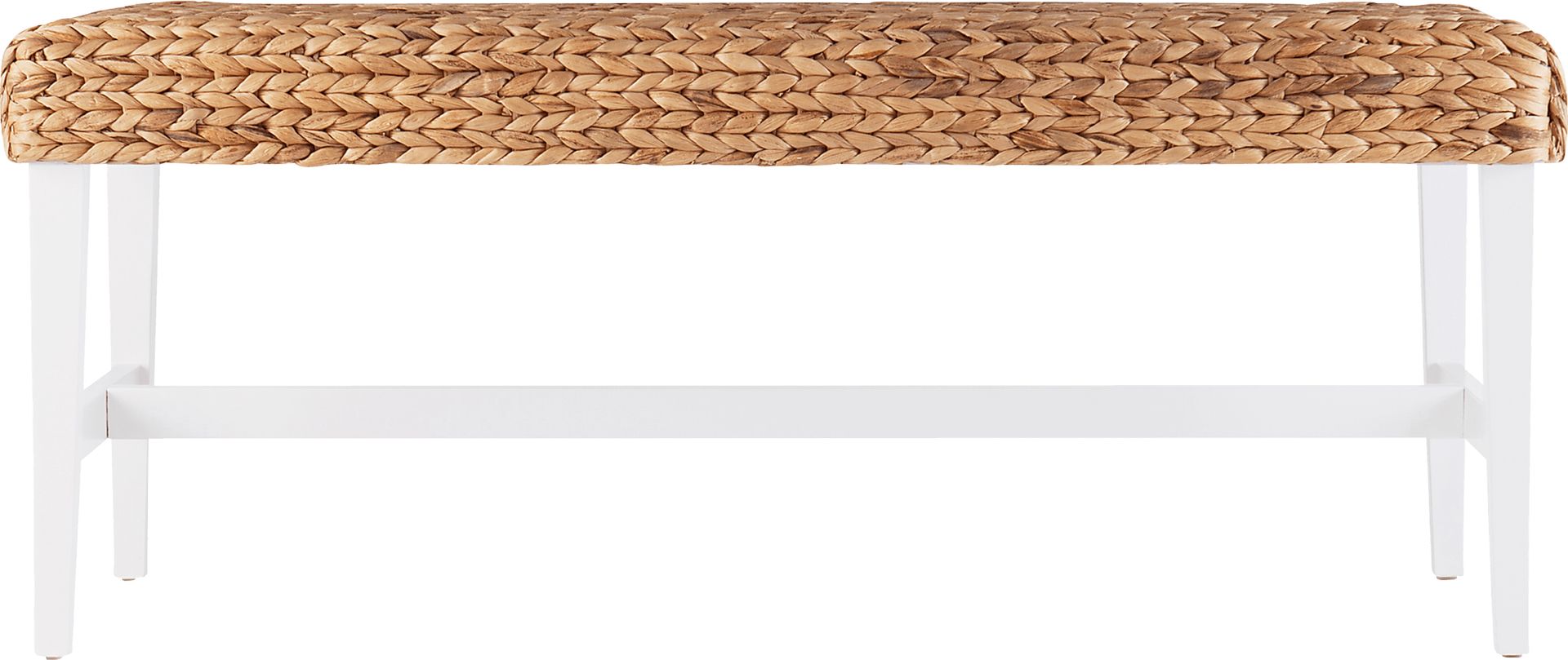 Bursard White Accent Bench - Image 4