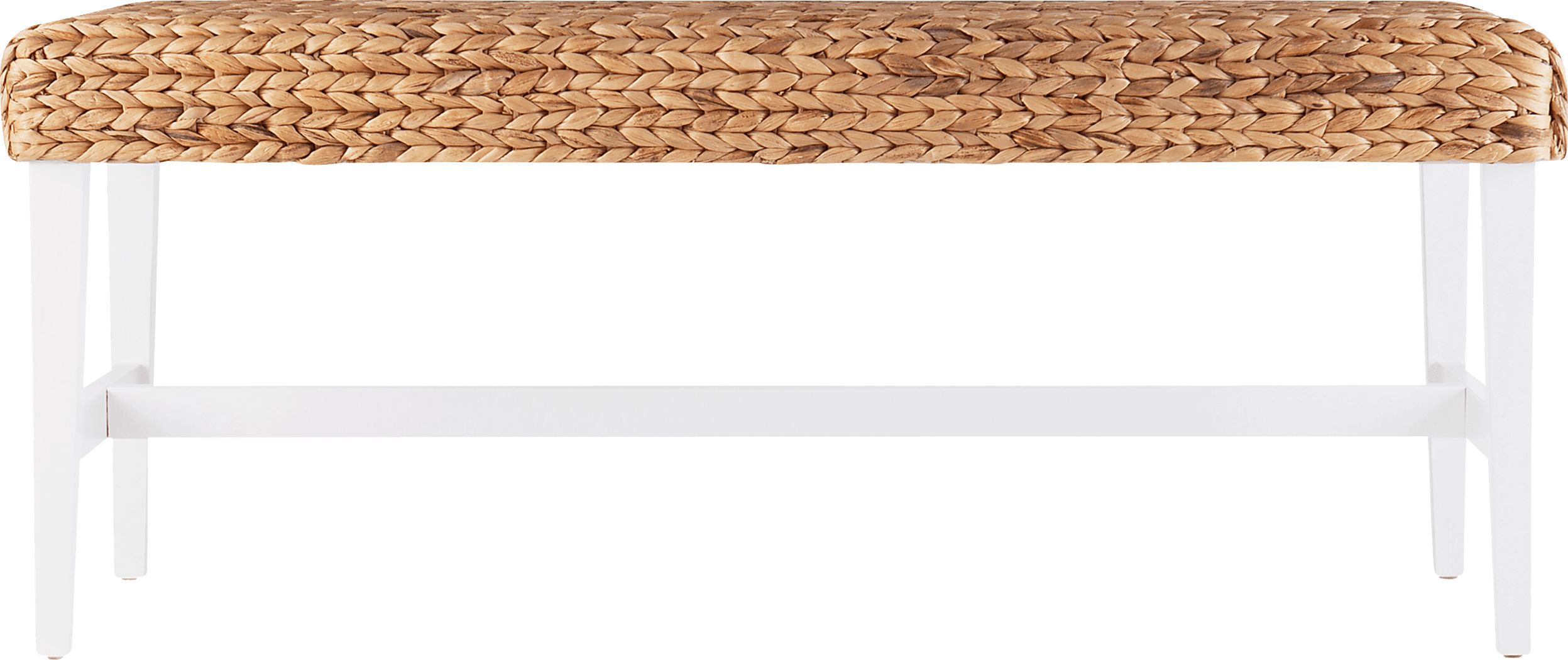 Bursard White Accent Bench - Thumbnail 3