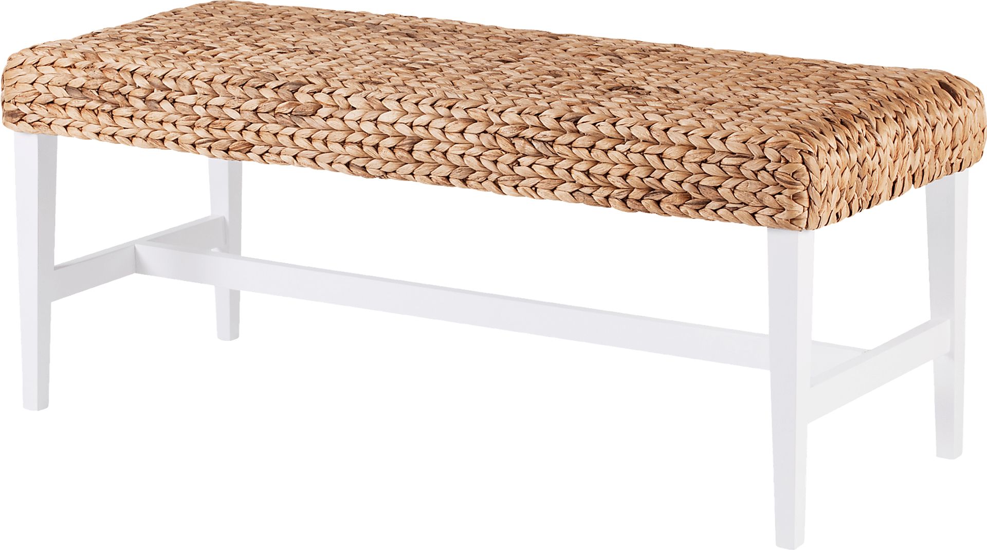 Bursard White Accent Bench - Image 8