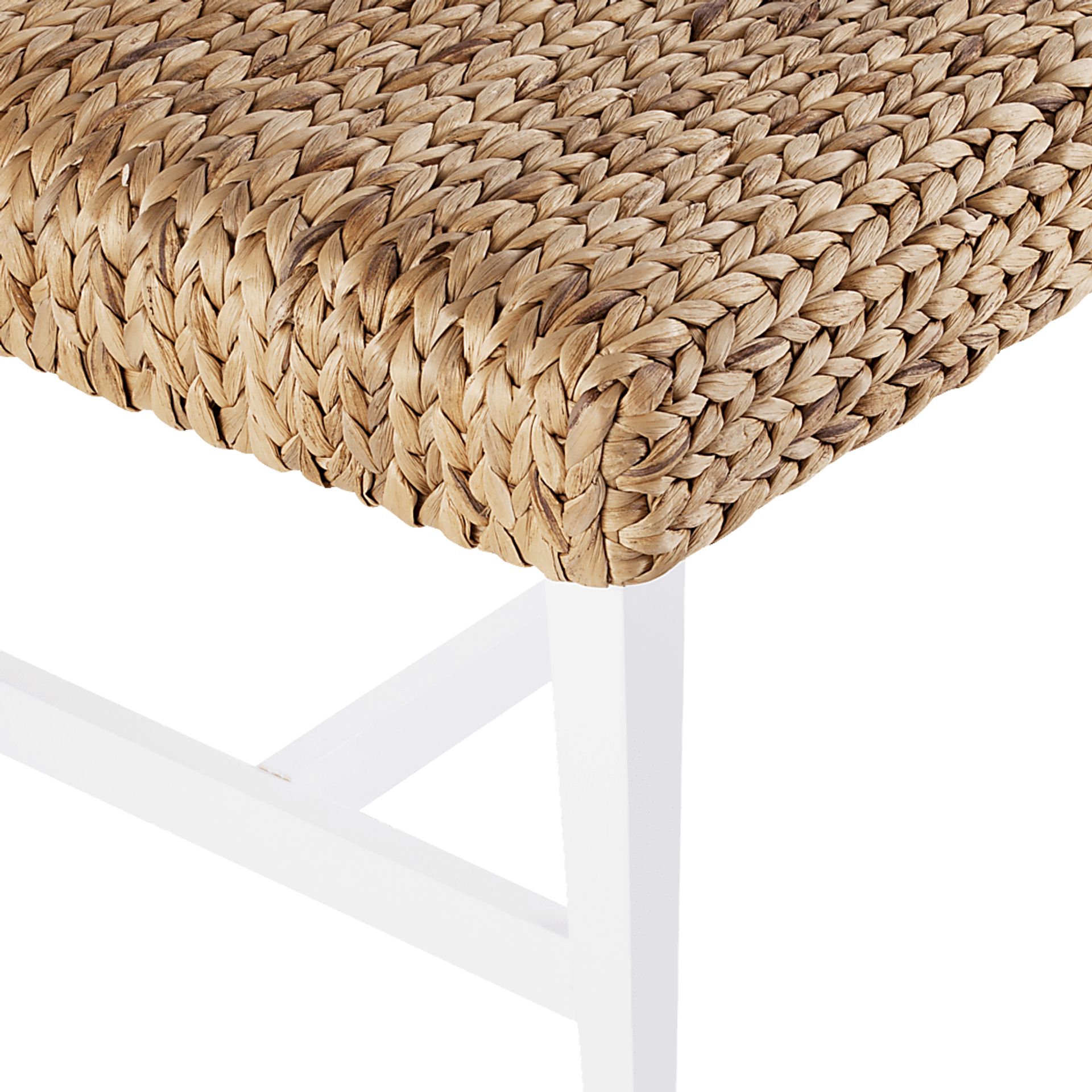 Bursard White Accent Bench - Image 10