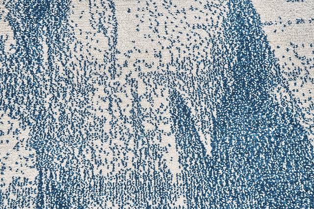 Burst Blue 8' x 11' Rug - Thumbnail - Image 3