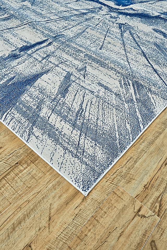Burst Blue 8' x 11' Rug - Thumbnail - Image 4