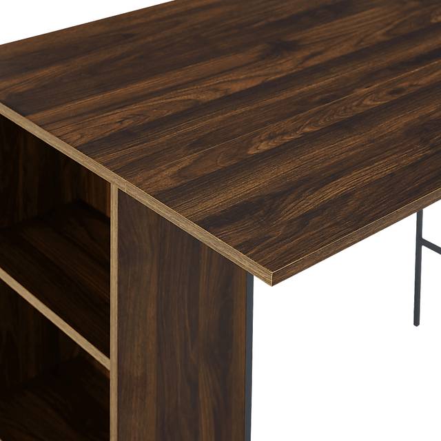 Burton Street Walnut 3 Pc Counter Height Table Set - Thumbnail - Image 4