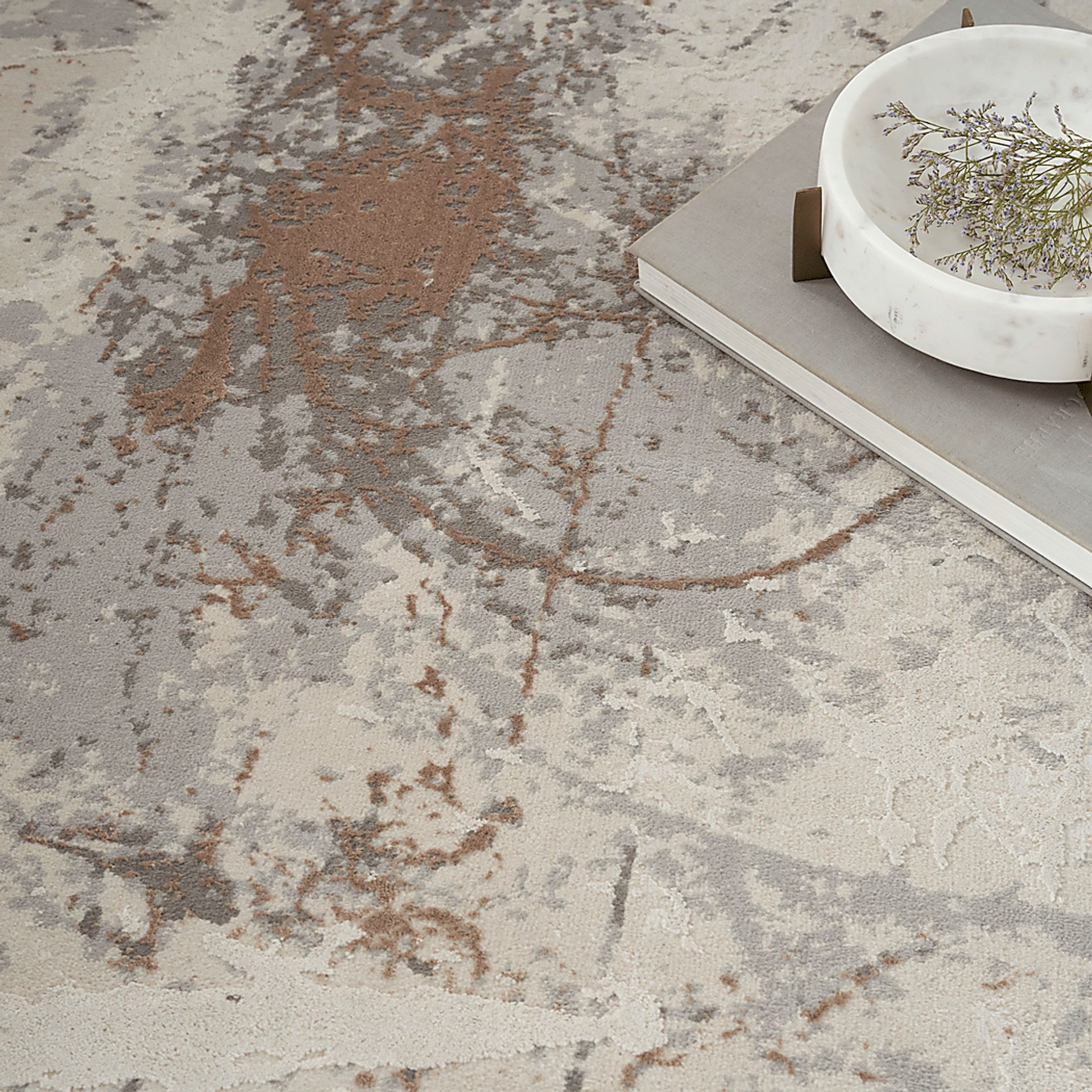 Burvern Cream/Gray 7'10 x 9'10 Rug - Image 3