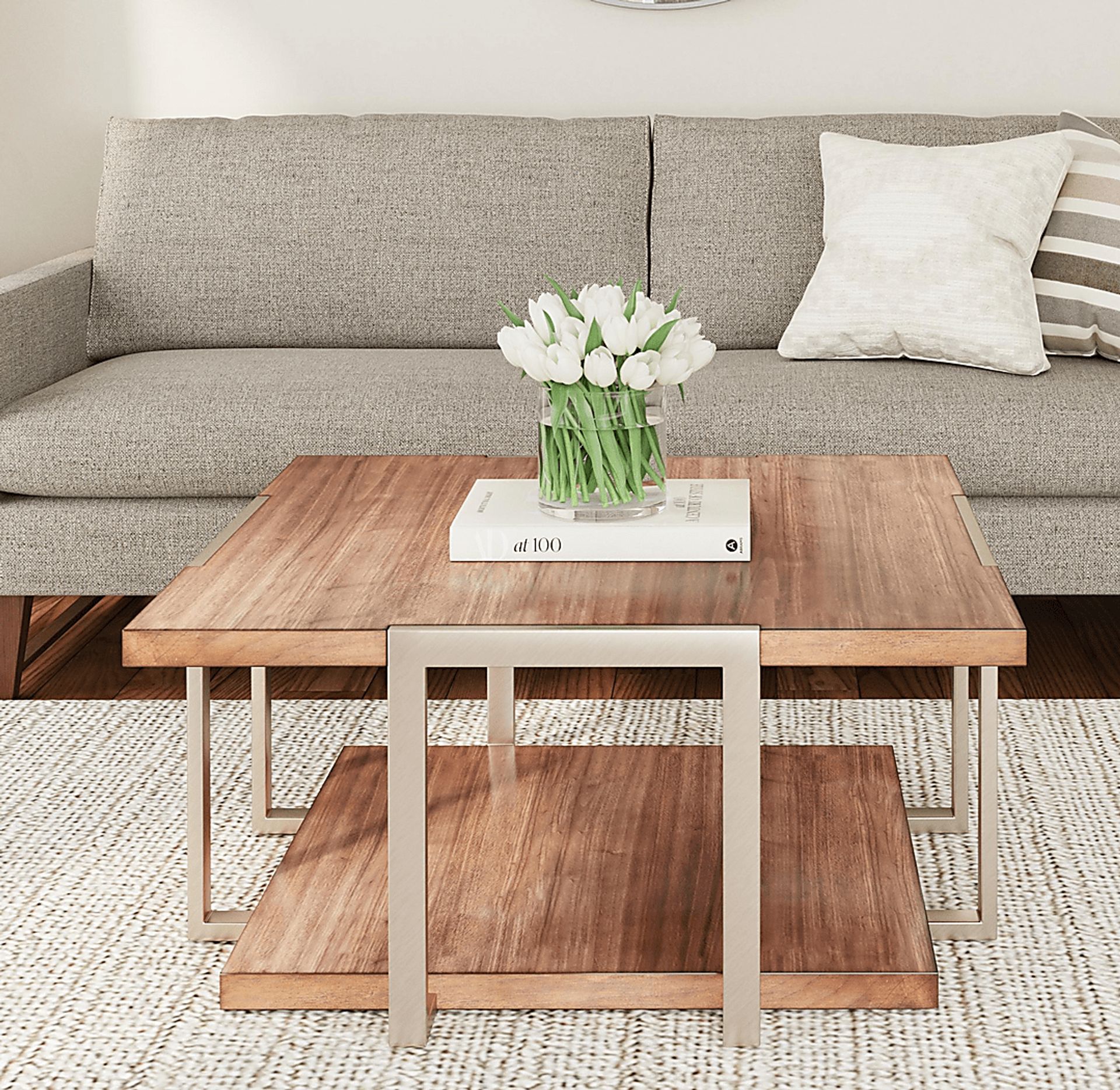 Busenbark Brown Cocktail Table - Image 2