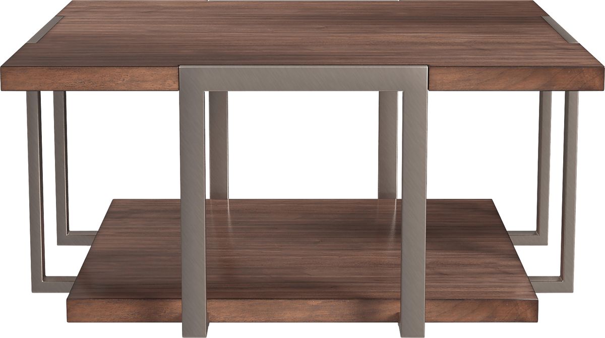 Busenbark Brown Dark Wood Cocktail Table | Rooms to Go