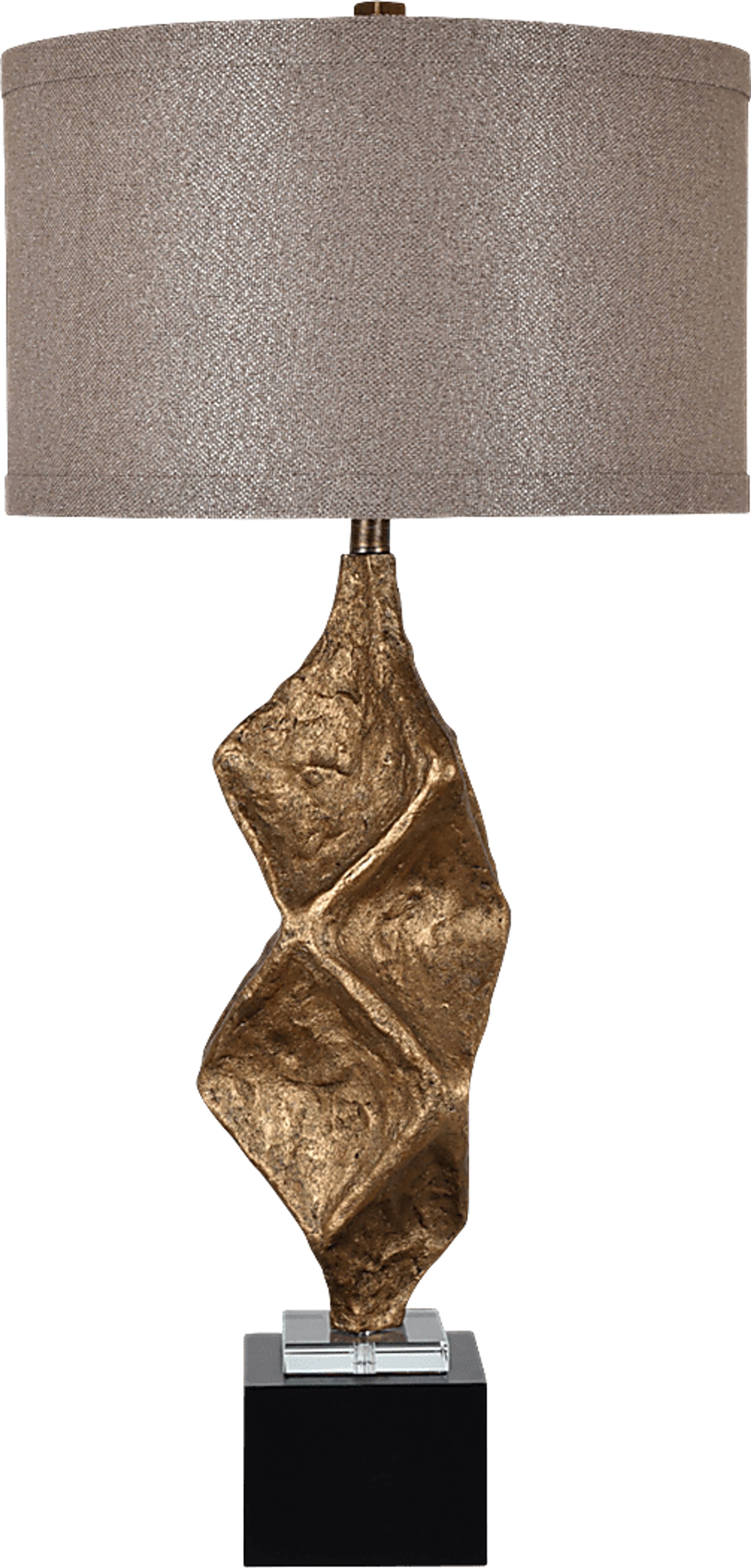 Bush Hill Gold Lamp - Image 1