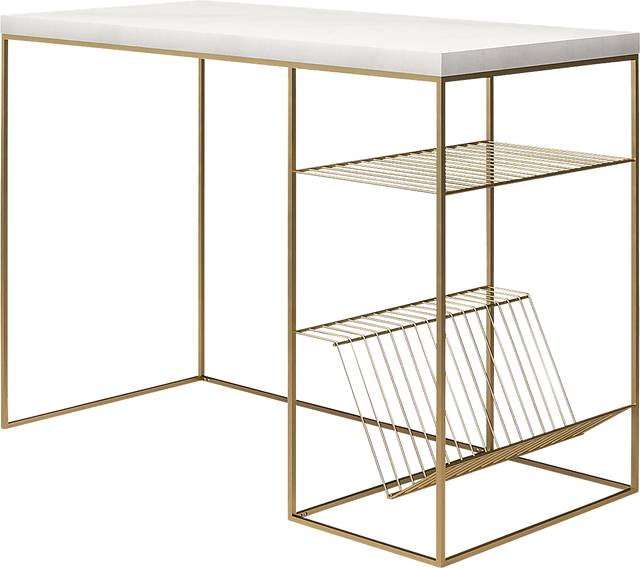 Bushey White Desk - Thumbnail - Image 4
