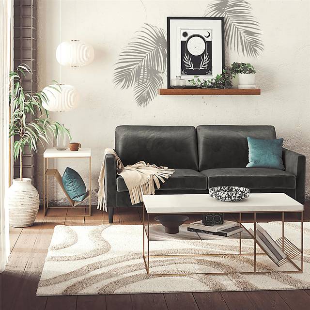 Bushey White End Table - Thumbnail - Image 3
