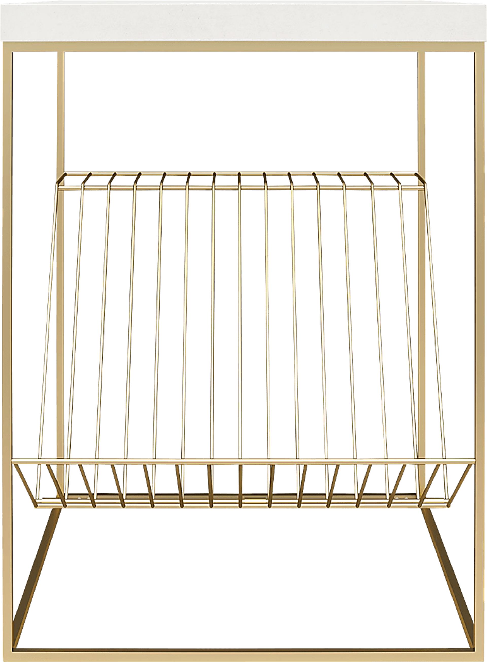 Bushey White End Table - Image 8