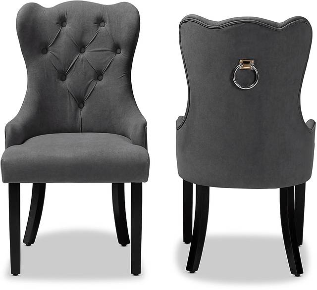 Bushire Gray Dining Chairs, Set of 2 - Thumbnail - Image 2