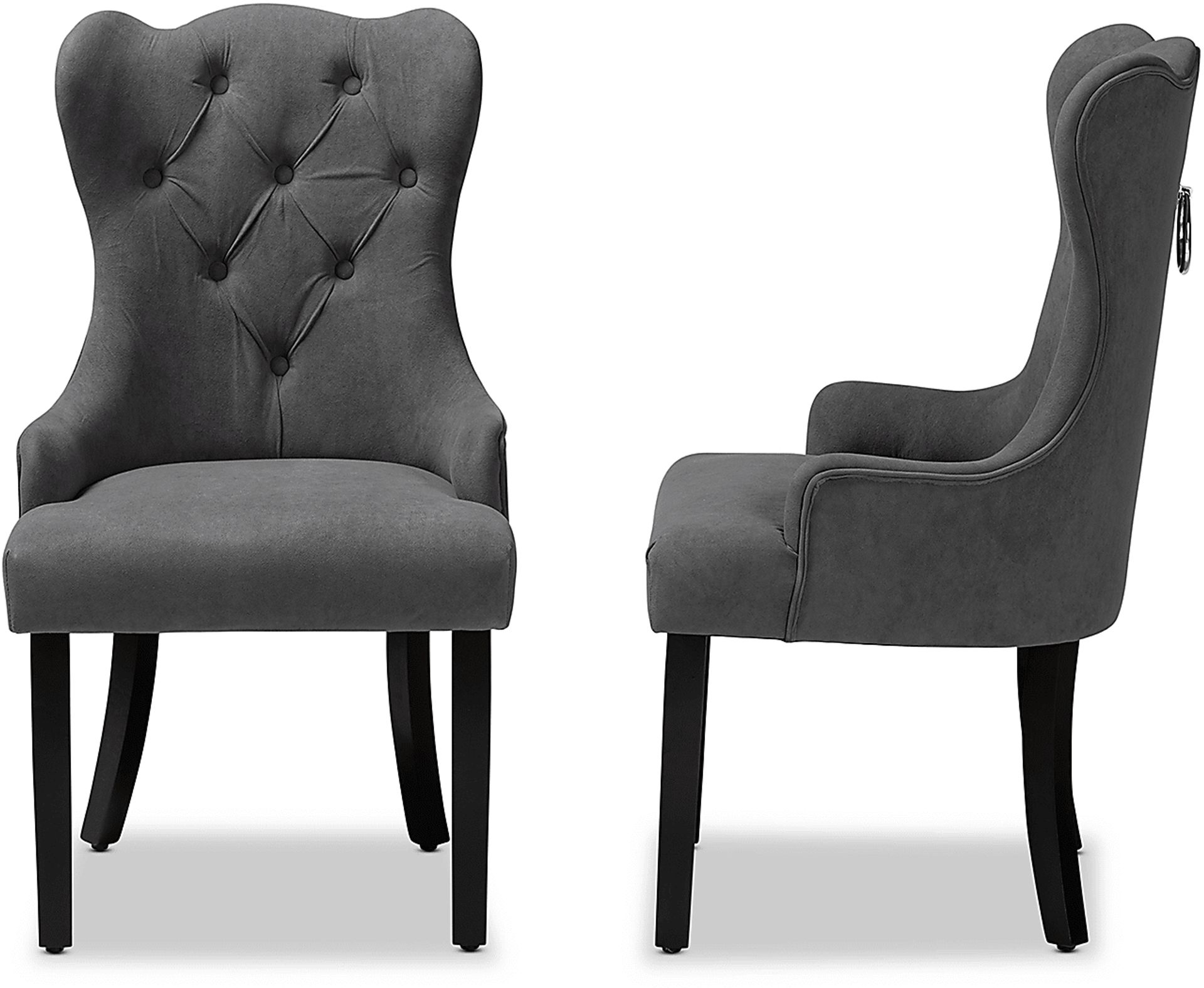 Bushire Gray Dining Chairs, Set of 2 - Image 3