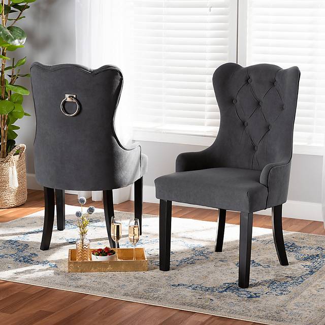 Bushire Gray Dining Chairs, Set of 2 - Thumbnail - Image 8
