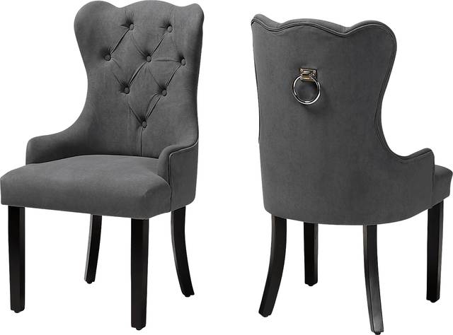 Bushire Gray Dining Chairs, Set of 2 - Thumbnail - Image 1