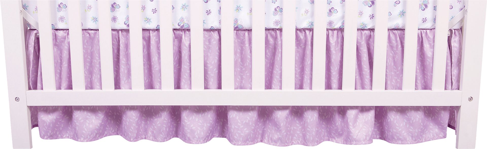 Butterfly Murmurs Purple 4 Pc Baby Bedding Set - Image 5