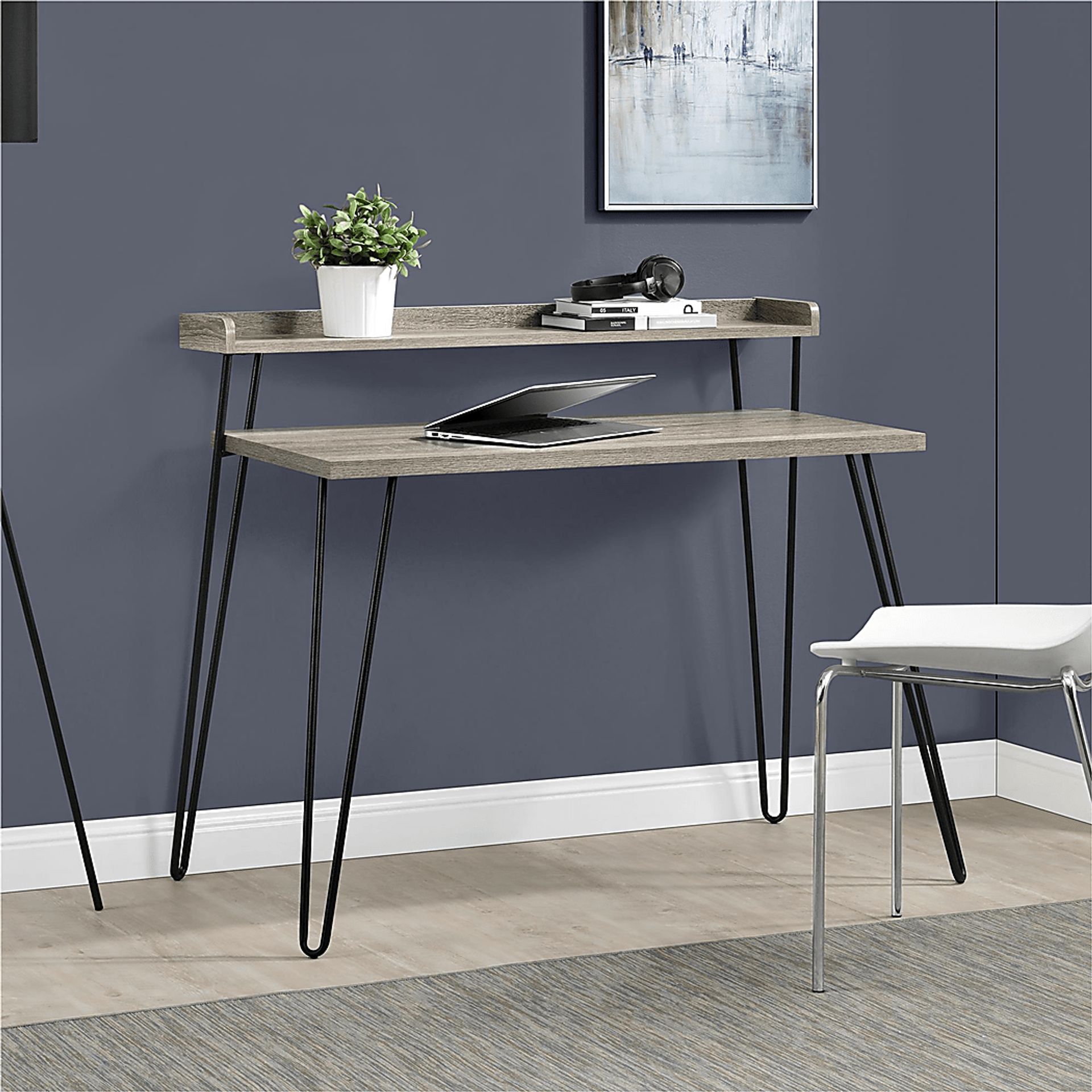 Butterroot Gray Desk - Image 2