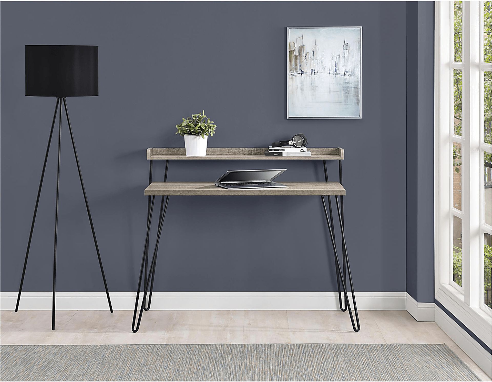 Butterroot Gray Desk - Image 4