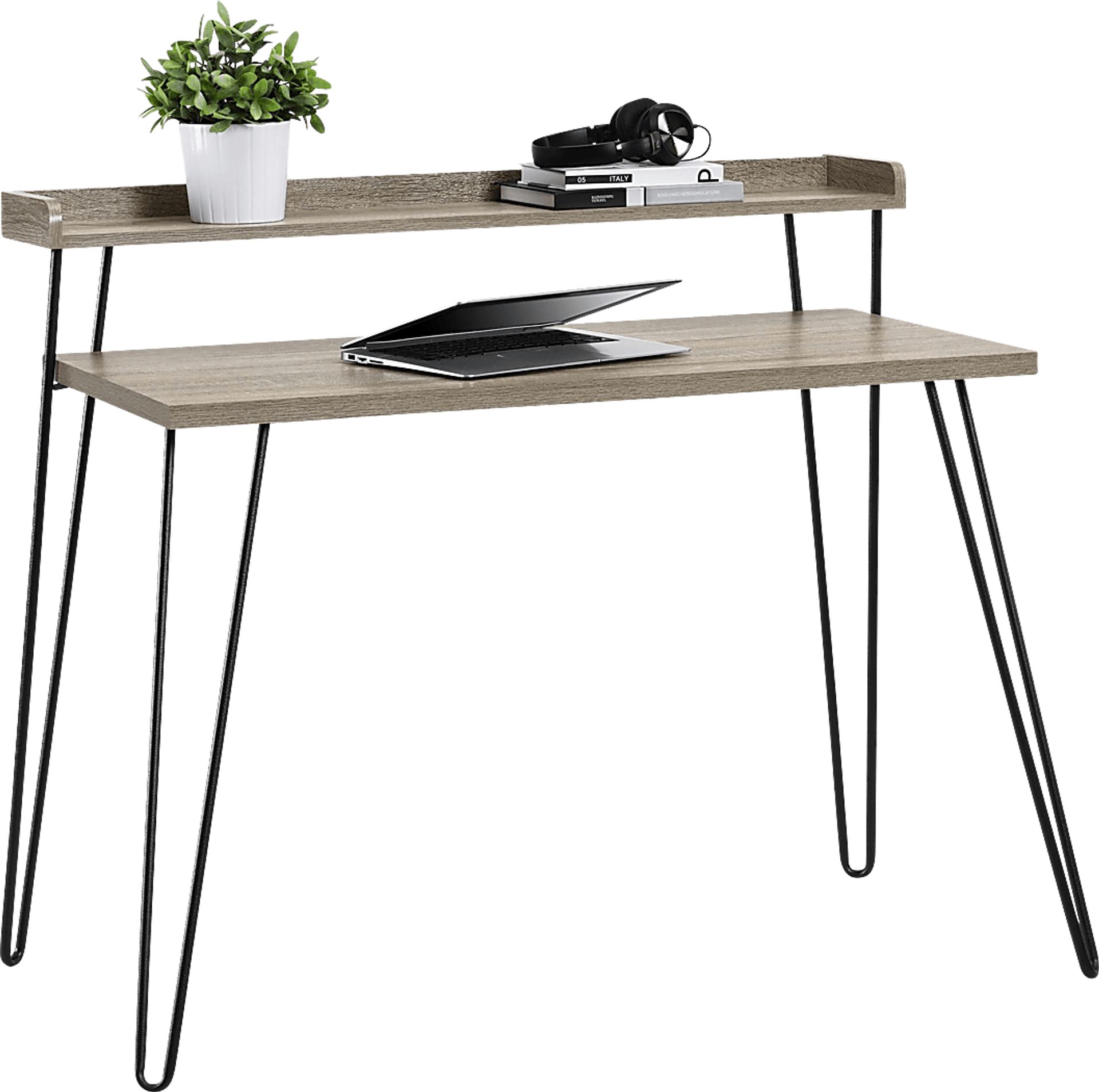 Butterroot Gray Desk - Image 1
