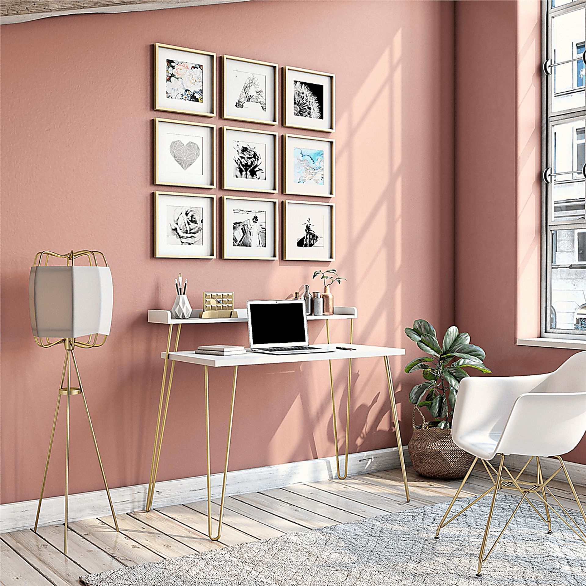 Butterroot White Desk - Image 5