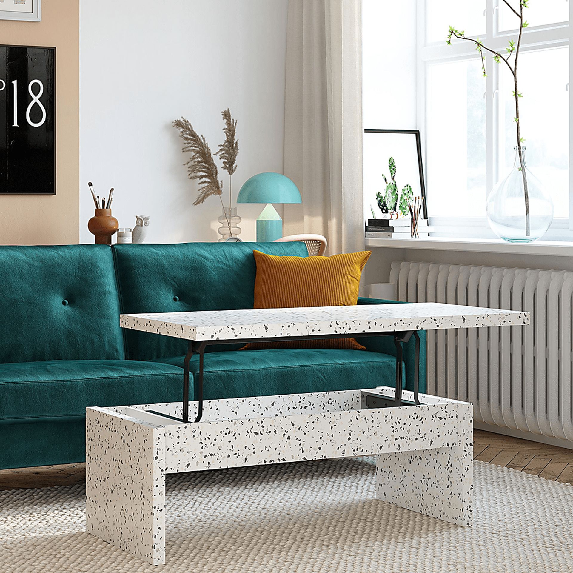 Buxhill Gray Lift Top Cocktail Table - Image 10