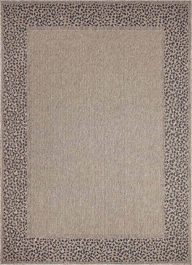 Buxia Taupe 5'3 x 7'3 Indoor/Outdoor Rug - Thumbnail - Image 1