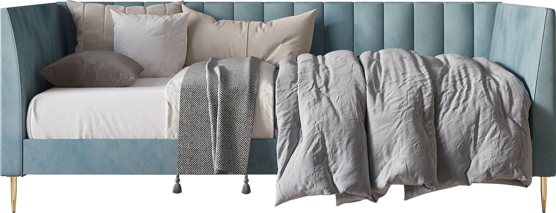 Buxmont Blue Twin Daybed - Image 1
