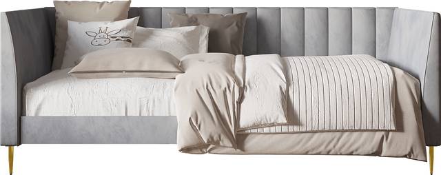Buxmont Gray Twin Daybed - Thumbnail - Image 1