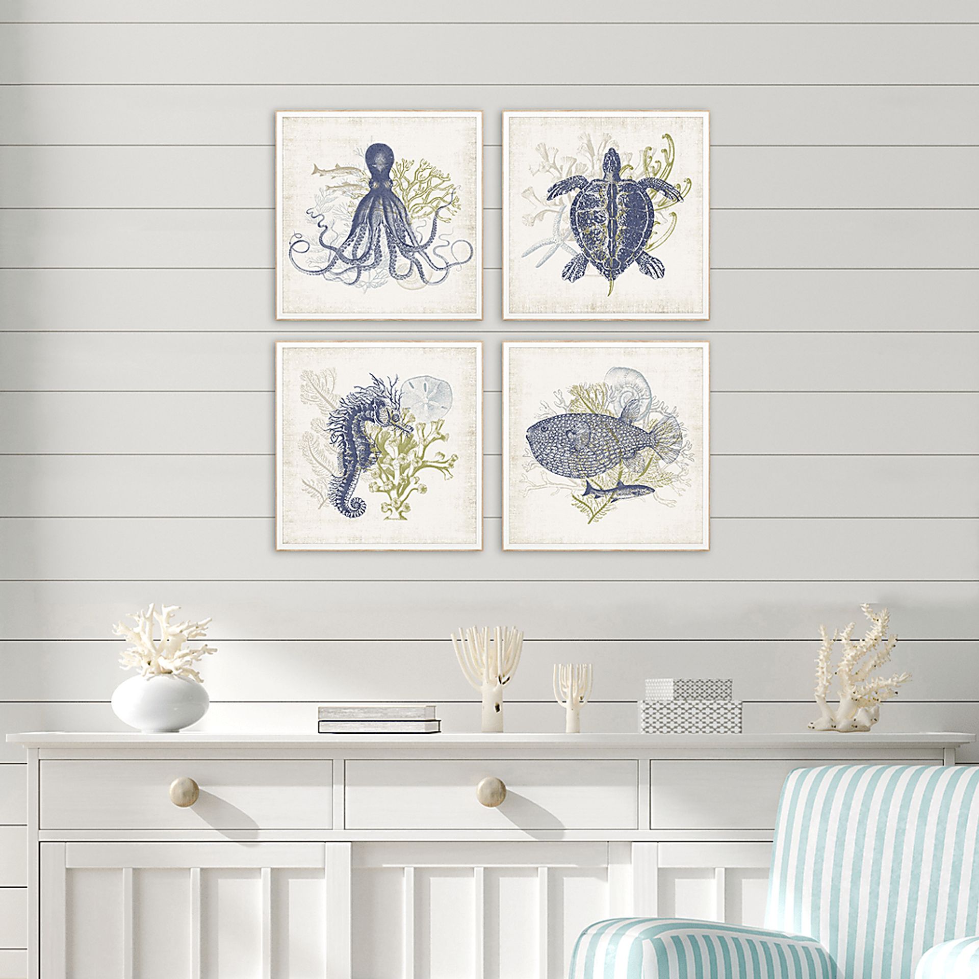 By Coastal Blue Framed Artwork - Image 2