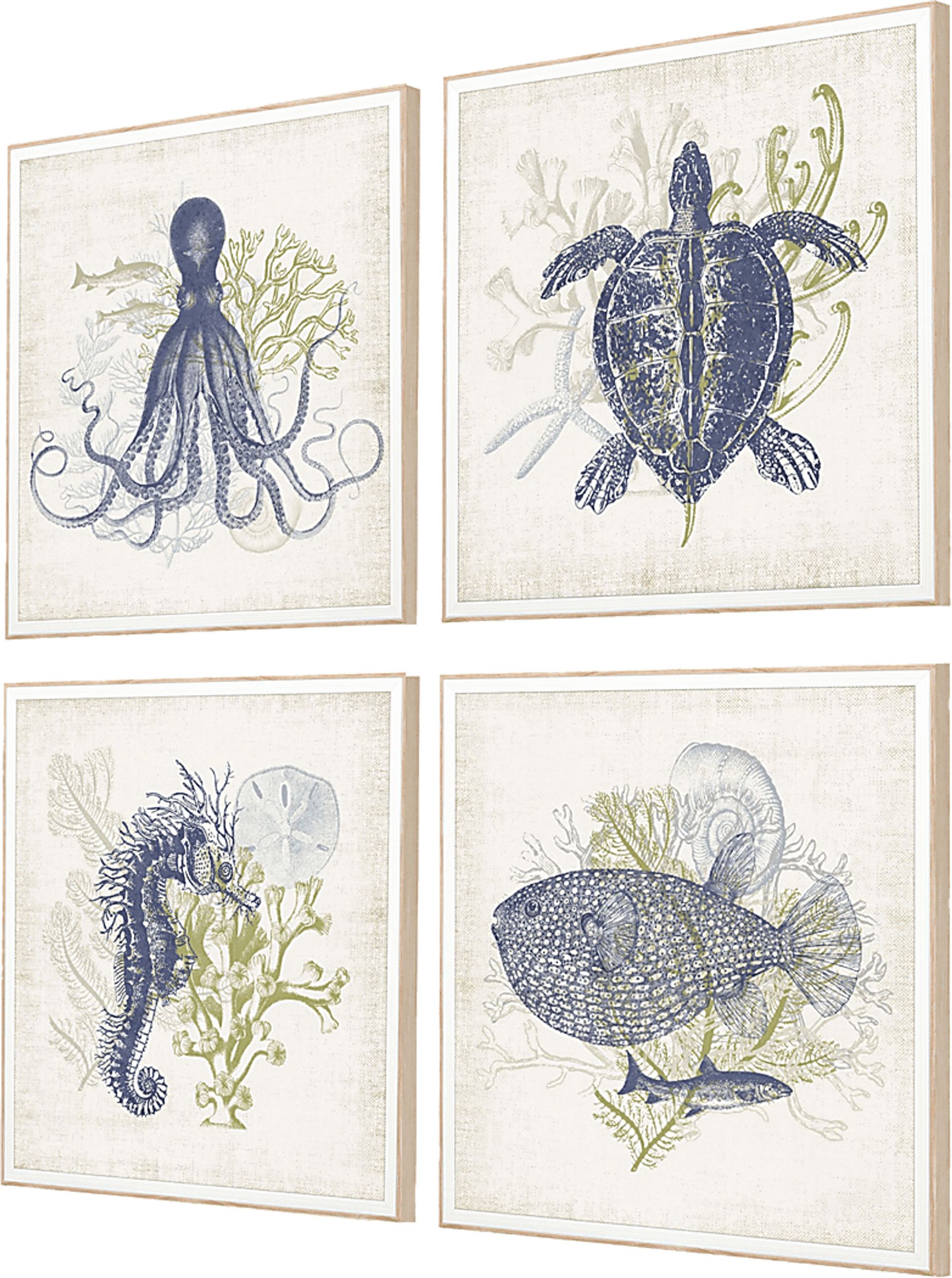 By Coastal Blue Framed Artwork - Image 3