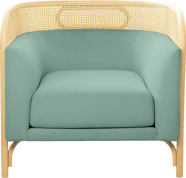 Bybee Blue Accent Chair - Thumbnail - Image 4