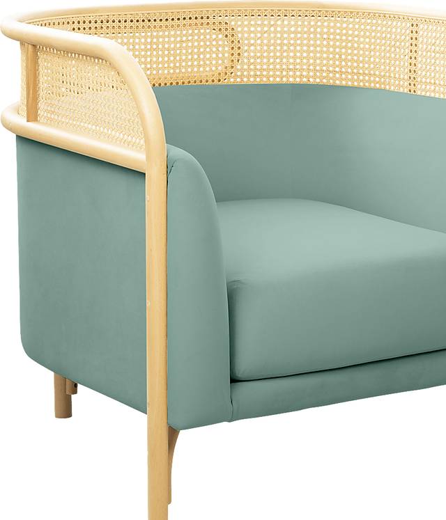Bybee Blue Accent Chair - Thumbnail - Image 6
