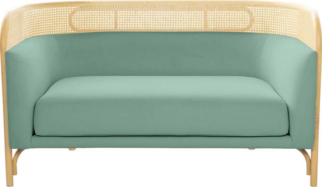 Bybee Blue Loveseat - Thumbnail - Image 2