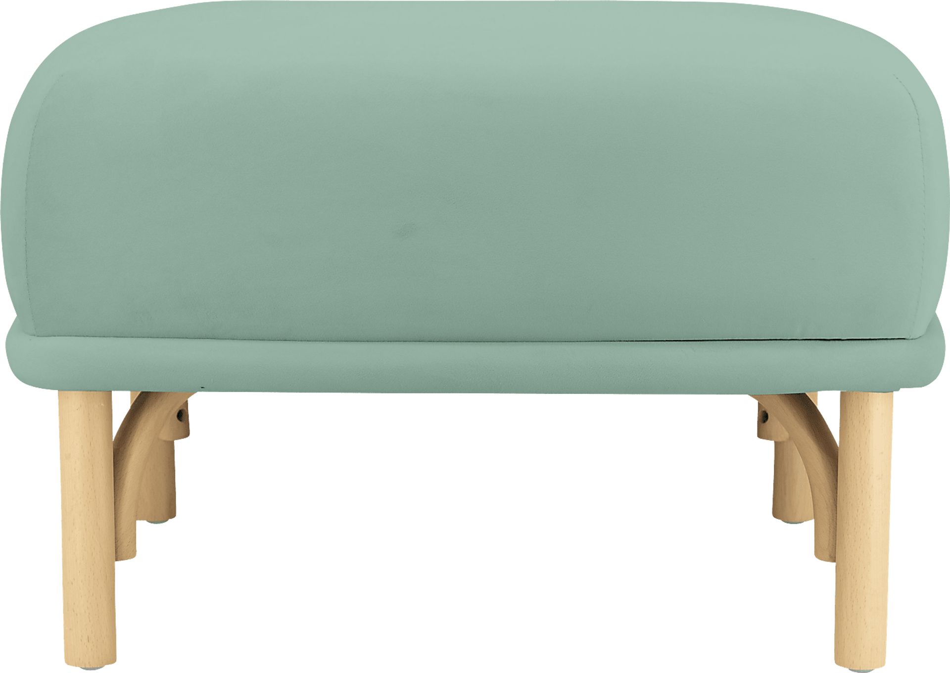 Bybee Blue Ottoman - Image 2