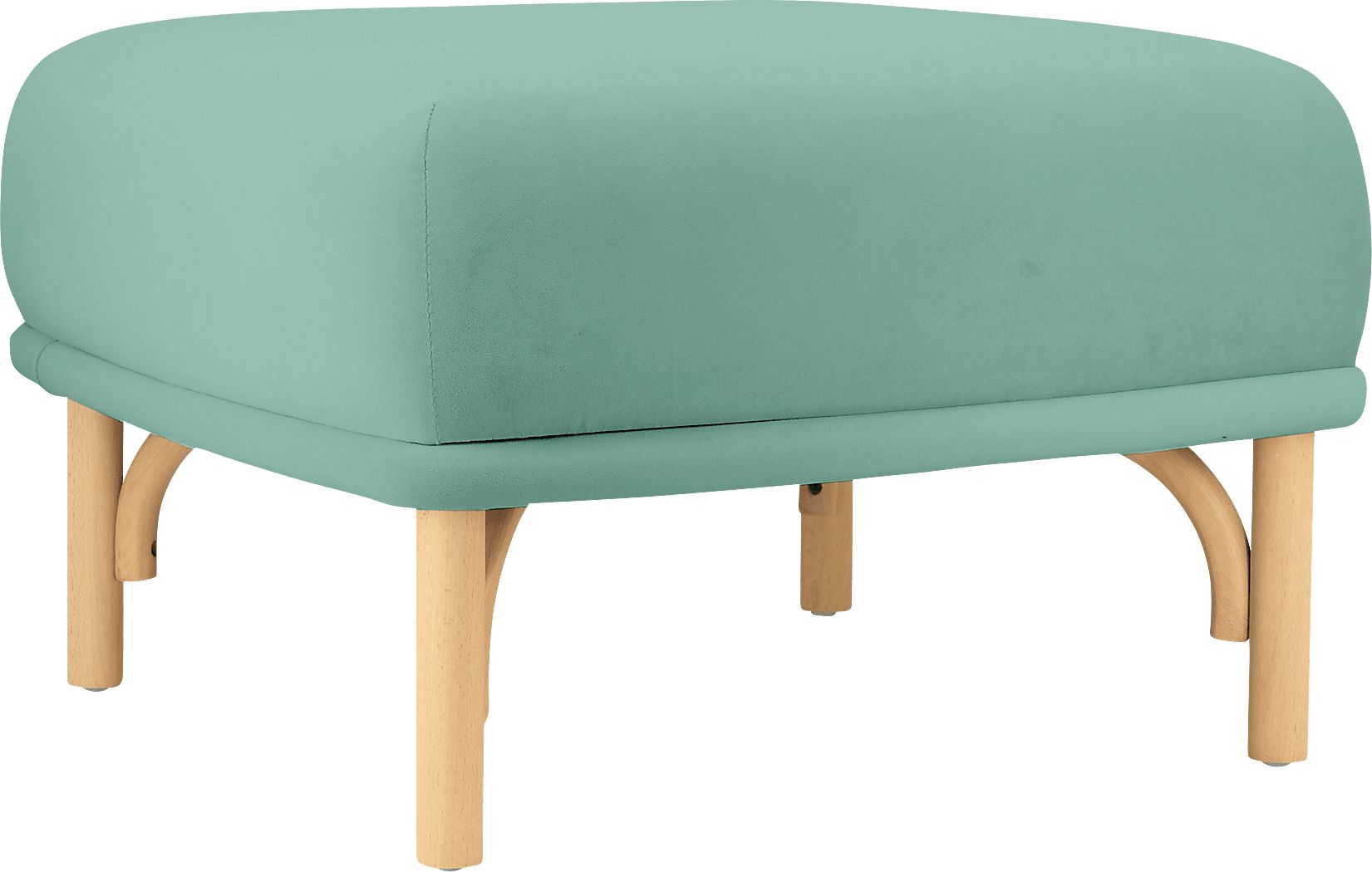 Bybee Blue Ottoman