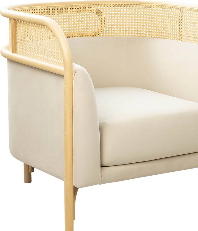 Bybee Cream Accent Chair - Thumbnail - Image 7