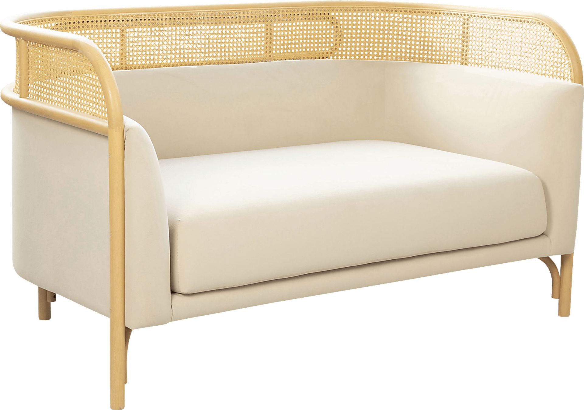 Bybee Cream Loveseat - Image 1