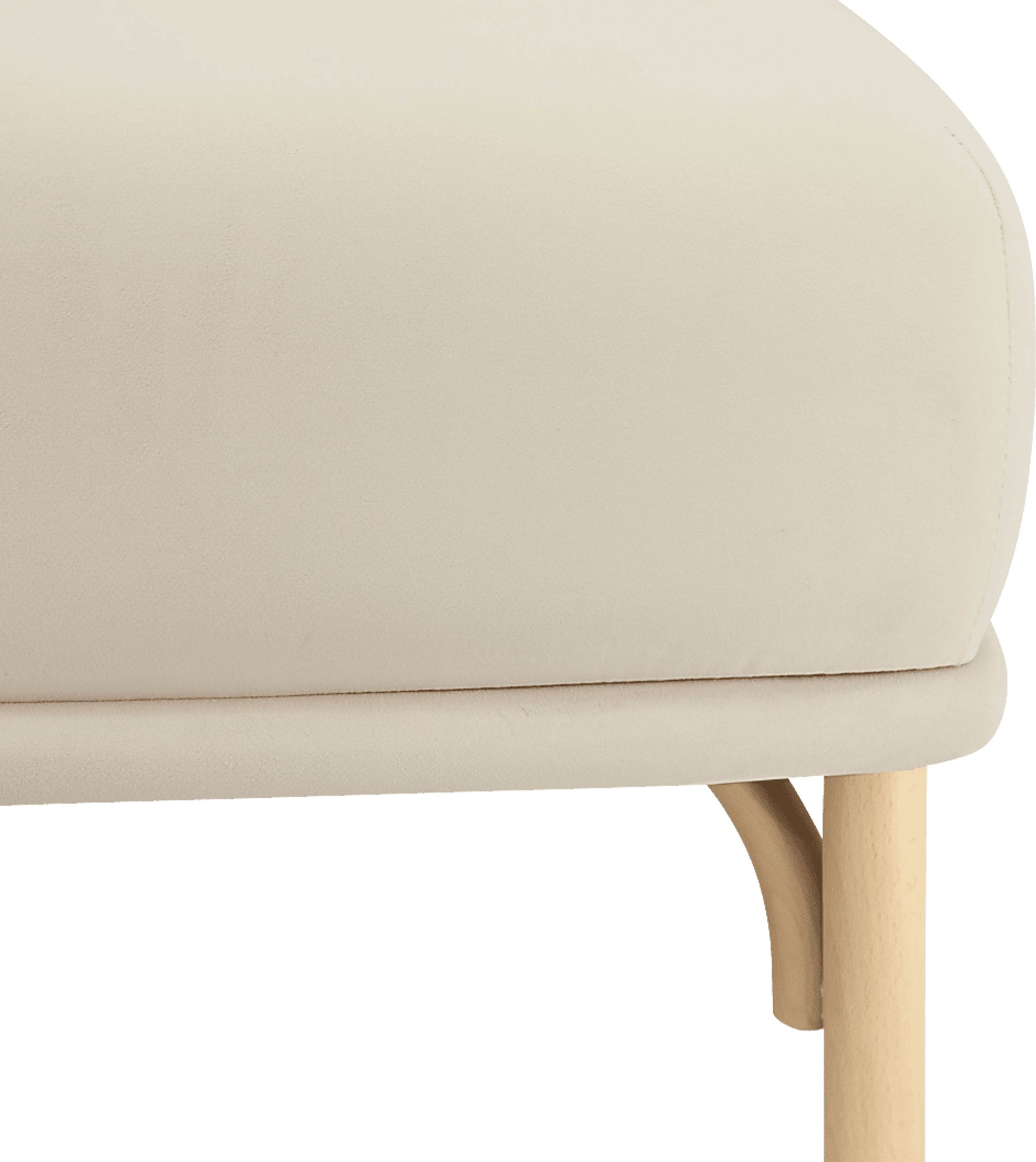 Bybee Cream Ottoman - Image 3