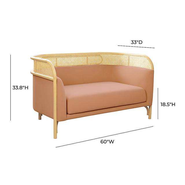 Bybee Mauve Loveseat - Thumbnail - Image 5
