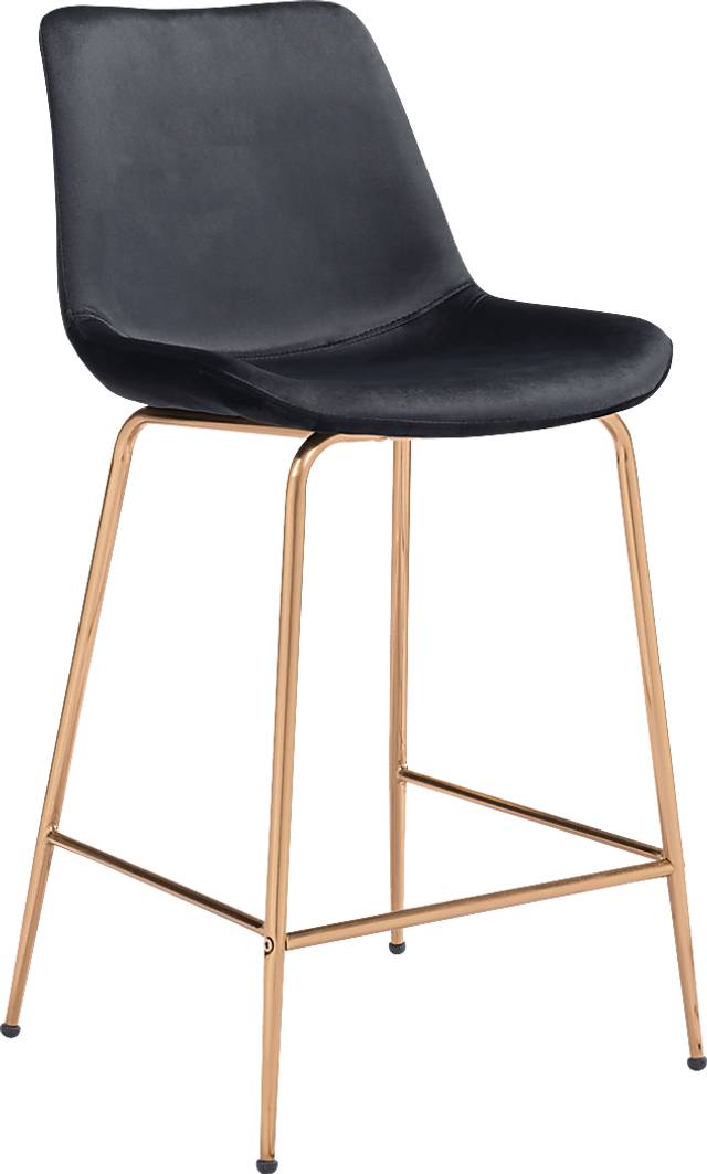 Byerstone Black Counter Height Stool - Thumbnail - Image 1