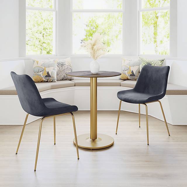 Byerstone Black Side Chair, Set of 2 - Thumbnail - Image 2