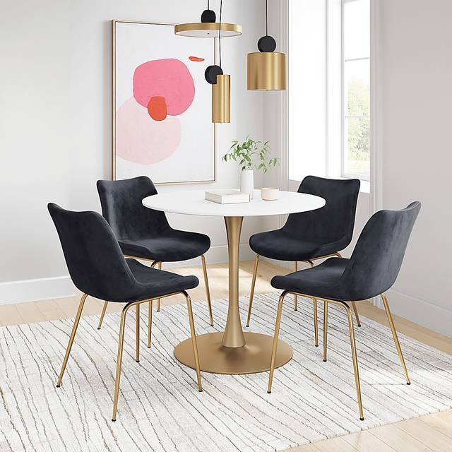 Byerstone Black Side Chair, Set of 2 - Thumbnail - Image 5