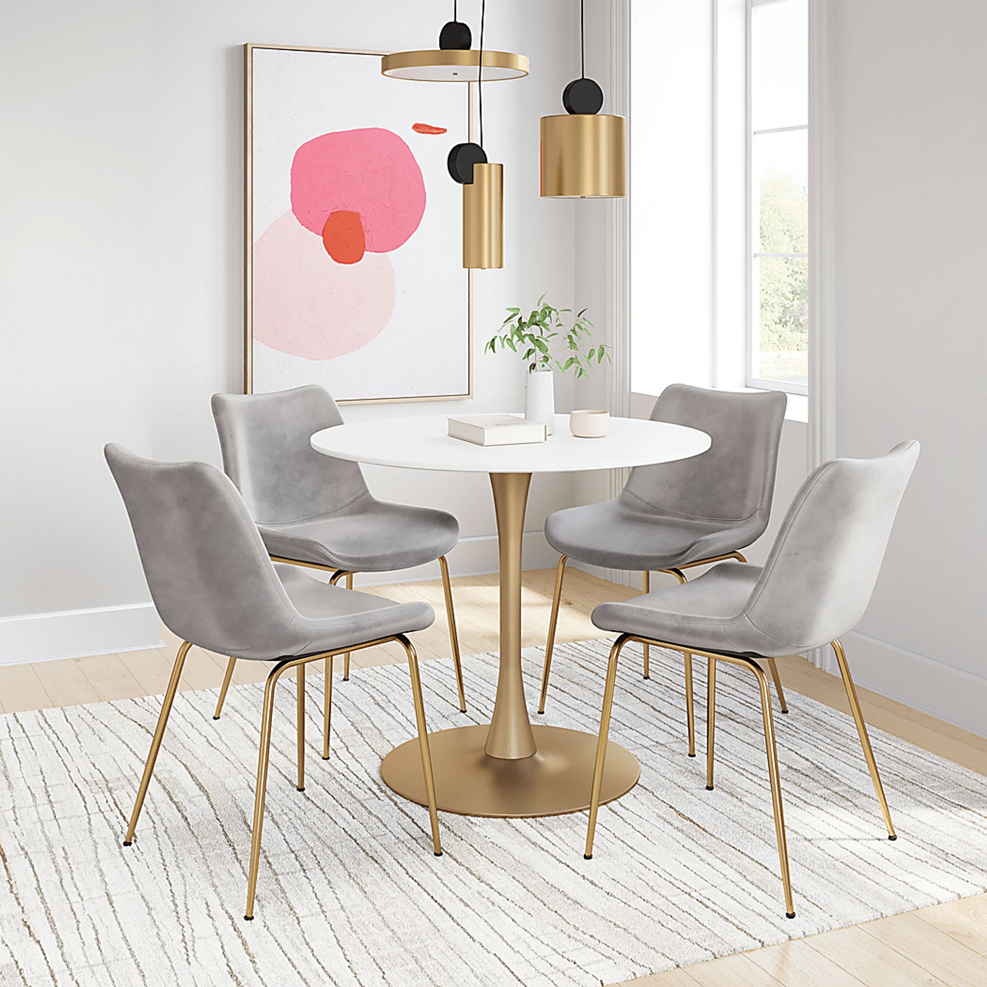 Byerstone Gray Side Chair, Set of 2 - Image 5