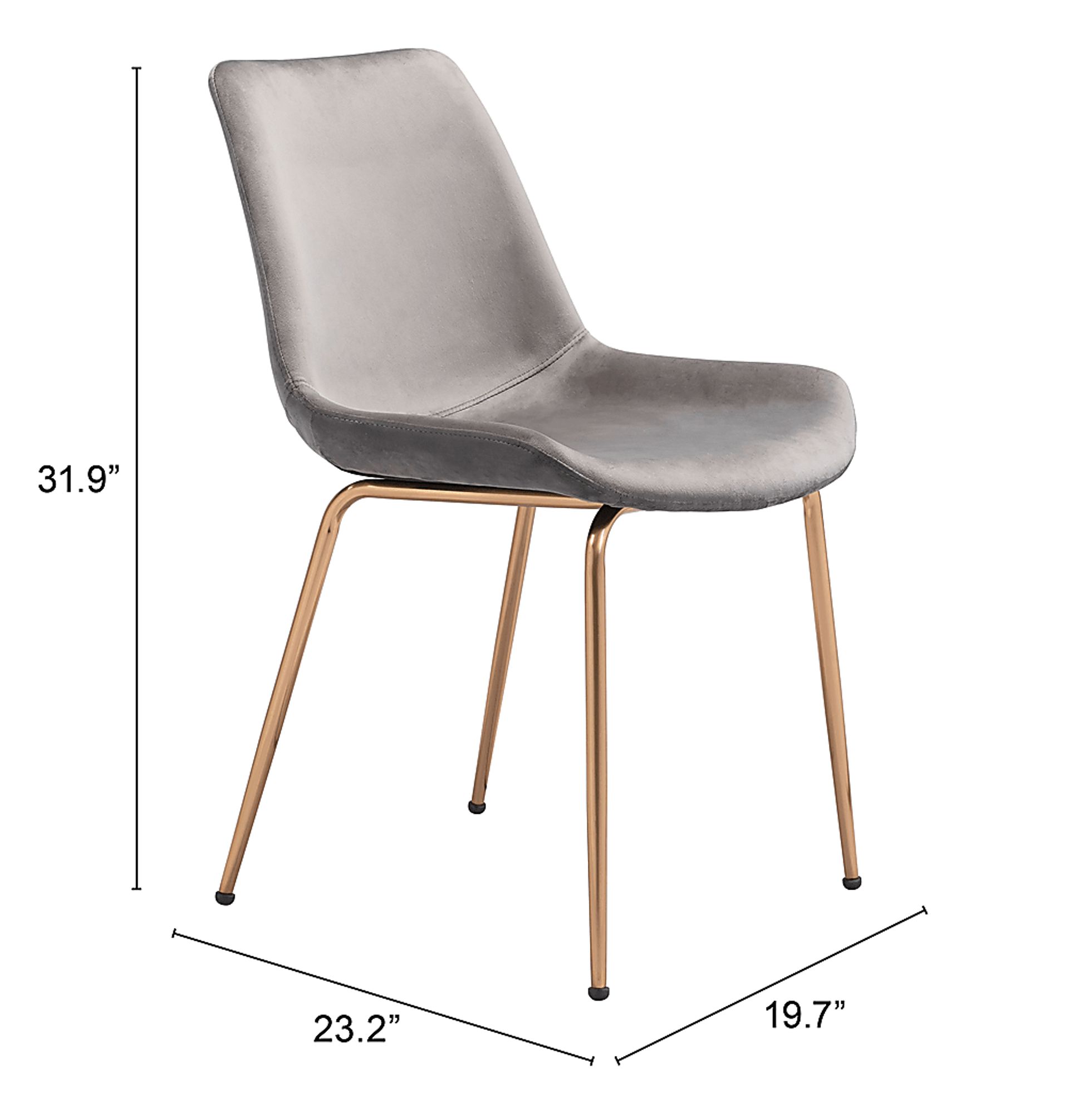 Byerstone Gray Side Chair, Set of 2 - Image 6