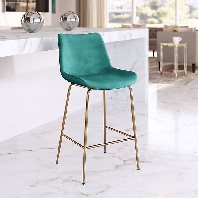 Byerstone Green Counter Height Stool - Thumbnail - Image 2
