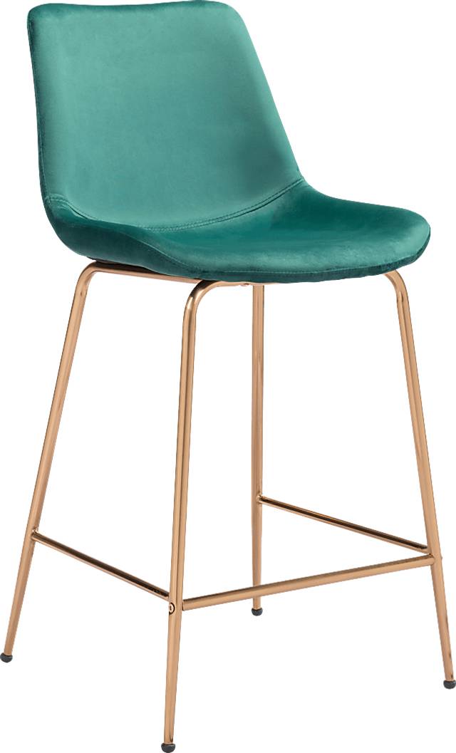Byerstone Green Counter Height Stool - Thumbnail - Image 1