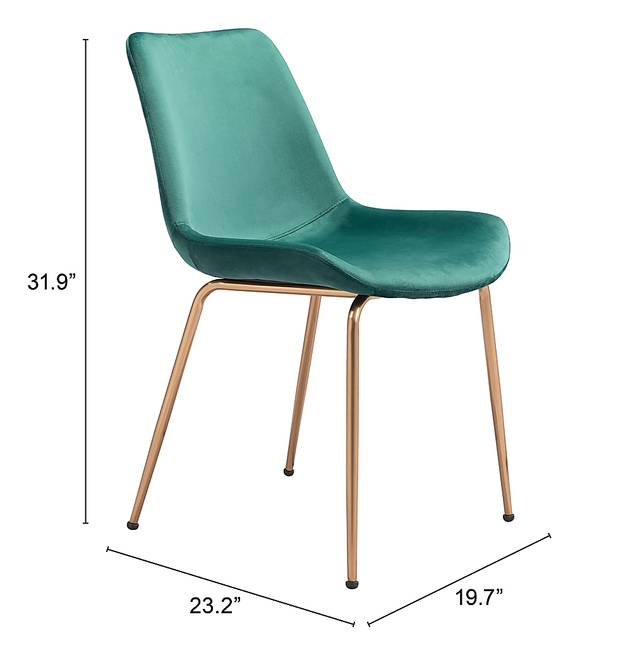 Byerstone Green Side Chair, Set of 2 - Thumbnail - Image 6