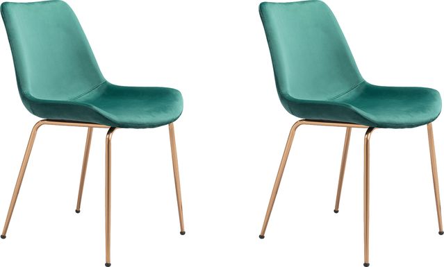 Byerstone Green Side Chair, Set of 2