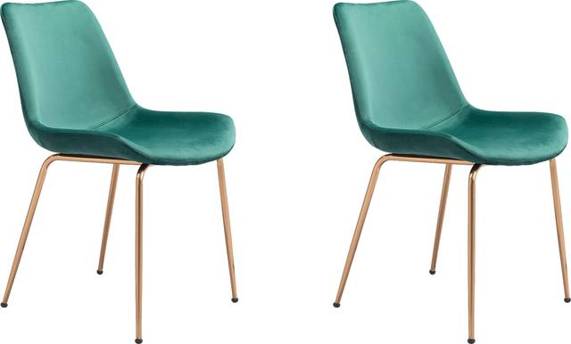Byerstone Green Side Chair, Set of 2 - Thumbnail - Image 1