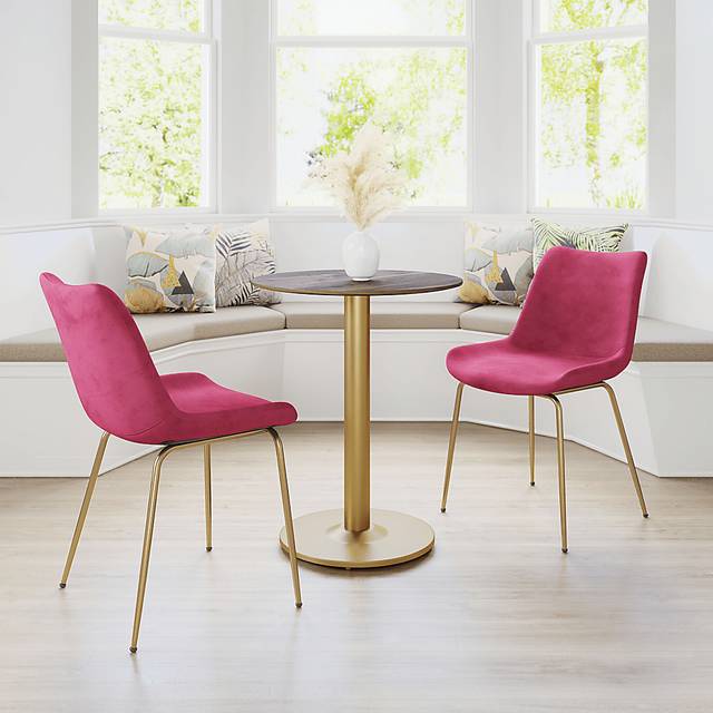 Byerstone Red Side Chair, Set of 2 - Thumbnail - Image 2